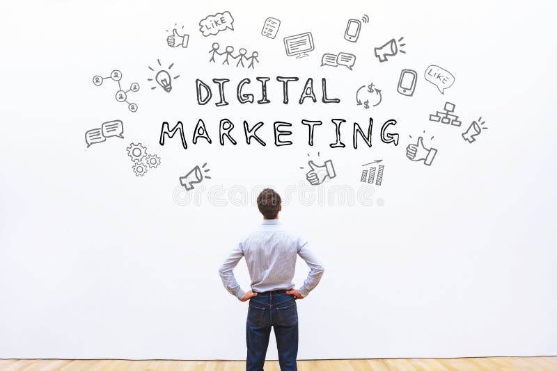 digital marketing concept promotion business online social networks digital marketing 114394256